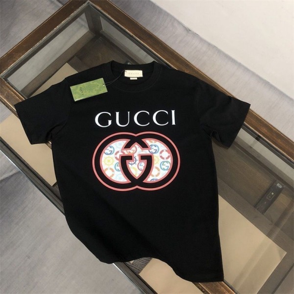 Gucci グッチブランドtシャツカットソー コピーブランド半袖tシャツブランドtシャツ上着カジュアルTシャツカットソーペアカップル S - 4XL