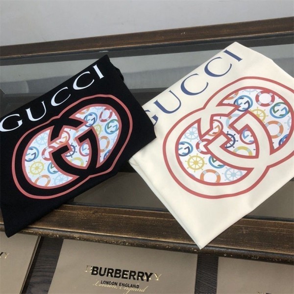 Gucci グッチブランドtシャツカットソー コピーブランド半袖tシャツブランドtシャツ上着カジュアルTシャツカットソーペアカップル S - 4XL