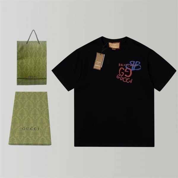 Gucci グッチ夏tシャツブランドかわいい韓国 パチモン tシャツ大人の上質Tシャツtシャツ ユニセック ブランド M - 4XL