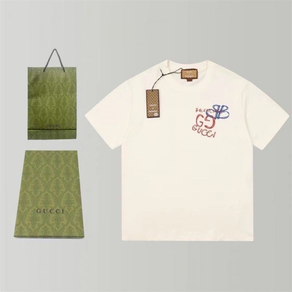 Gucci グッチ夏tシャツブランドかわいい韓国 パチモン tシャツ大人の上質Tシャツtシャツ ユニセック ブランド M - 4XL