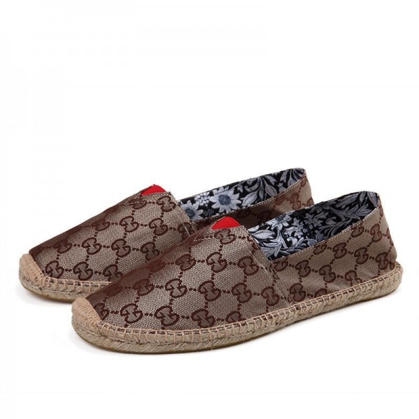 Gucci グッチハイブランド レディース スリッパ カジュアルスニーカーモカシン編み込みウーブンデッキシューズヴァンプウーブンシューズフラット2WAYかかと踏めるパンプスアクティブシューズサボカジュアルストレッチ通気 230¬270cm