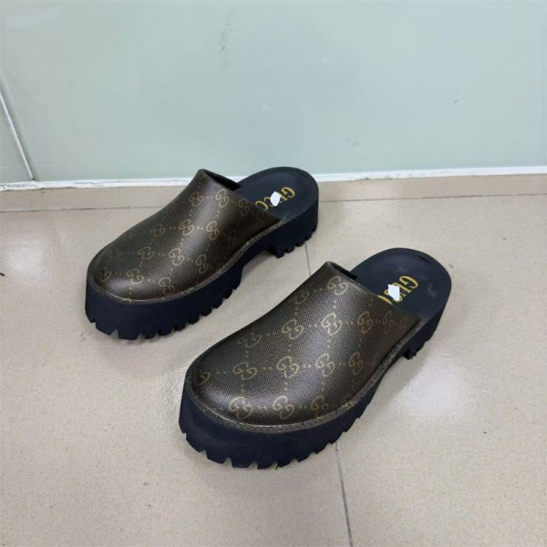 Gucci グッチブランド スリッパ レディース お出かけ用サンダルファッション室内履き春夏スリッパ 夏用 225~270cm 涼しい 蒸れないサンダル素足滑 夏用スリッパ 室内スリッパ ルームシューズ 