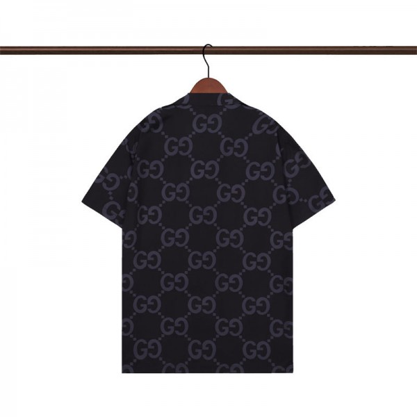 Gucci グッチブランド夏服 シャツ メンズ 半袖 五分袖 吸汗速乾 通気性 レディース S - 5XL 汗染み防止 快適な 柔らかい かっこいい ワイシャツ カジュアル シンプル オシャレ 人気 春夏秋 対応