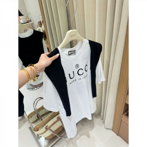 Gucci グッチブランドtシャツカットソー コピーブランドtシャツ上着カジュアルハイブランド半袖tシャツ男女兼用ブランド 服 コピー 激安屋