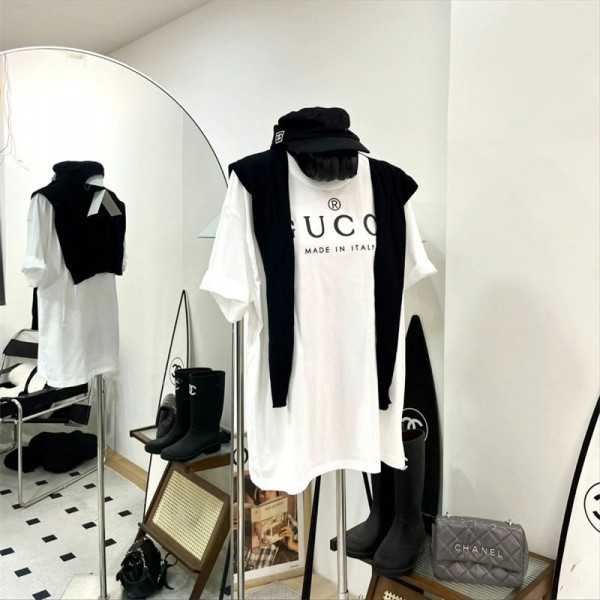 Gucci グッチブランドtシャツカットソー コピーブランドtシャツ上着カジュアルハイブランド半袖tシャツ男女兼用ブランド 服 コピー 激安屋