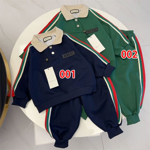 Gucci グッチハイブランド子供服 ジャージ 上下セット 春秋 パーカー ロングパンツ スウェット セットアップ 女の子 ビッグキッズ ジュニア 秋冬 カジュアル 運動着 暖かい ガールズ ワイドパンツ 防寒着 普段着 90 - 150cm