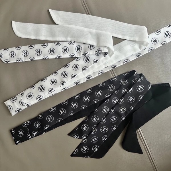 Chanel シャネルブランドヘアシュシュ ボリューム リボン ヘアゴム 白黒 2点セット おしゃれ ヘアアクセ ベルベット 髪ゴム 結ぶ ヘアリボン レディース 髪飾り