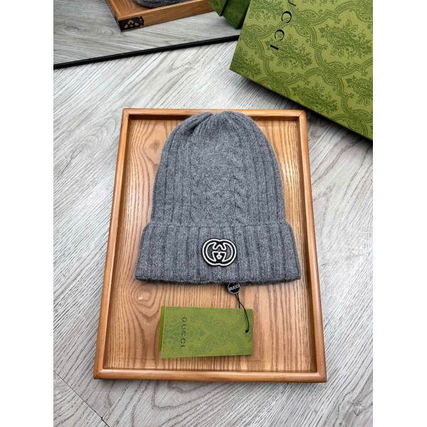 Gucci グッチハイブランド メンズ ニット帽 ウール帽子 ニットキャップ スキー帽子 スノボ帽子 小顔効果 ビーニー 防寒ハット フリーサイズ 秋 冬 自転車 散歩 スキー レディース