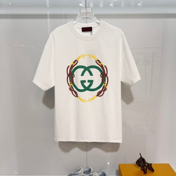 Gucci グッチブランド流行りtシャツカットソー コピーブランド子供tシャツ上着カジュアルブランドtシャツ高品質tシャツ ユニセック 韓国 XS¬5XL