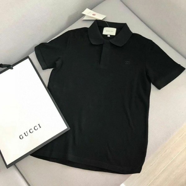 Gucci グッチブランドポロシャツ メンズ 半袖tシャツ 刺繍 ドライシャツ ビジネス トップス 薄手 上質 カジュアル ゴルフウェア 夏 S-4XL