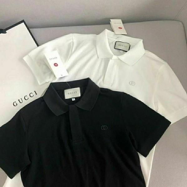 Gucci グッチブランドポロシャツ メンズ 半袖tシャツ 刺繍 ドライシャツ ビジネス トップス 薄手 上質 カジュアル ゴルフウェア 夏 S-4XL