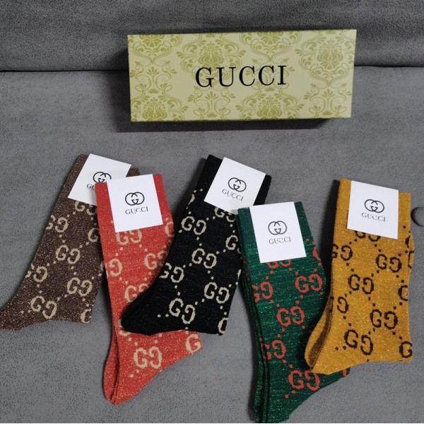 Gucci グッチハイブランド ソックス 綿製コットン 靴下 メンズ 通気性ブランドミドルソックス 高品質浅口ソックス 女の子好き 韓国