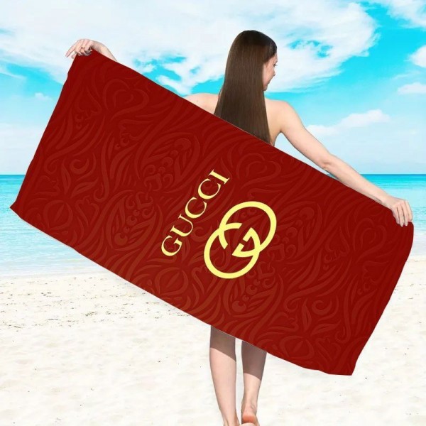 Gucci グッチ人気 ビーチタオル軽量 ハイブランド多用途タオルタオルブランド 人気 女性フェイスタオル ブランド 人気