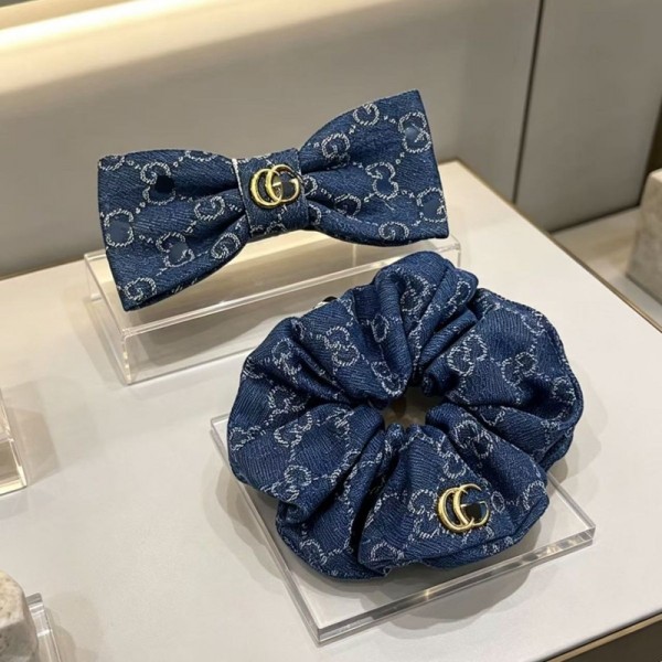 Gucci グッチカチューシャブランドかわいいブランドリボンヘアゴム女性ハイブランドシュシュ存在感抜群かわいいヘアピンハイブランド