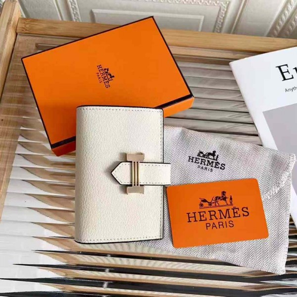 Hermes エルメスハイブランドミニ財布 コインケース キーケース 小銭入れ カード財布 PU革 コンパクト 軽量 便利 小さい 多機能 小物入れ シンプル カジュアル 男女兼用