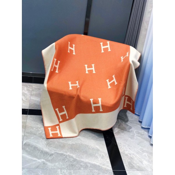 Hermes エルメスハイブランド毛布コピー保温防寒 旅行 昼寝毛布 ブランケット 寝具ブランド掛け布団高級感あり 掛け毛布 肩掛け 着る毛布 プレゼント 秋冬用 洗える 防寒 エアコン対策 通年使用