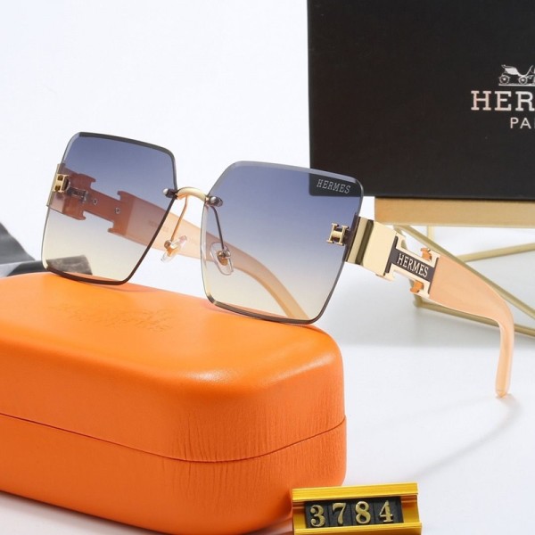 Hermes エルメスブランド韓国風サングラス uvカット男女 おしゃれ サングラス激安 小顔紫外線カット 偏光サングラス メガネメンズ レディースサングラスブランド 安い