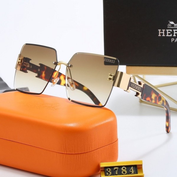 Hermes エルメスブランド韓国風サングラス uvカット男女 おしゃれ サングラス激安 小顔紫外線カット 偏光サングラス メガネメンズ レディースサングラスブランド 安い