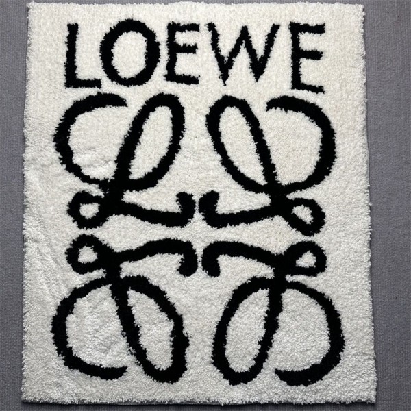 LOEWE ロエベ大幅応接間ラグ 洗えるハイブランド室内マット滑り止め 部屋マット カーペット 消音 抗菌ハイブランド60 * 70CM