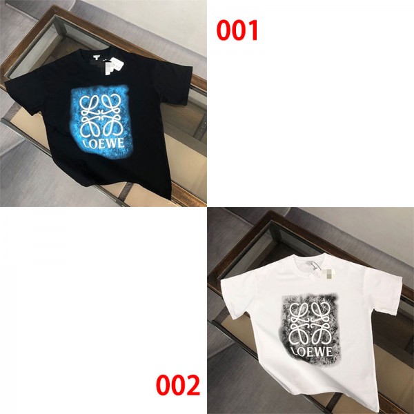 LOEWE ロエベブランドtシャツカットソー コピーブランドtシャツ高品質20代 30代40代tシャツ 激安パロディ大人の上質TシャツS - 2XL