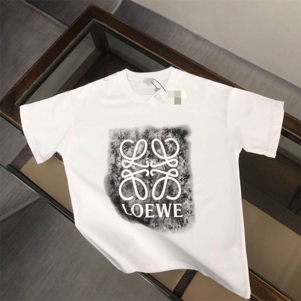 LOEWE ロエベブランドtシャツカットソー コピーブランドtシャツ高品質20代 30代40代tシャツ 激安パロディ大人の上質TシャツS - 2XL