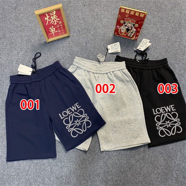 ロエベ ショートパンツ メンズ 夏用 ブランド Loewe 短パン 洗い加工 綿 ツイル カーゴパンツ M - 5XL かっこいい ハーフパンツ ゆったり イージーぱんつ おしゃれ たんぱん ショート丈 ボトムス 作業 わーくぱんつ カジュアル 半ずぼん 夏