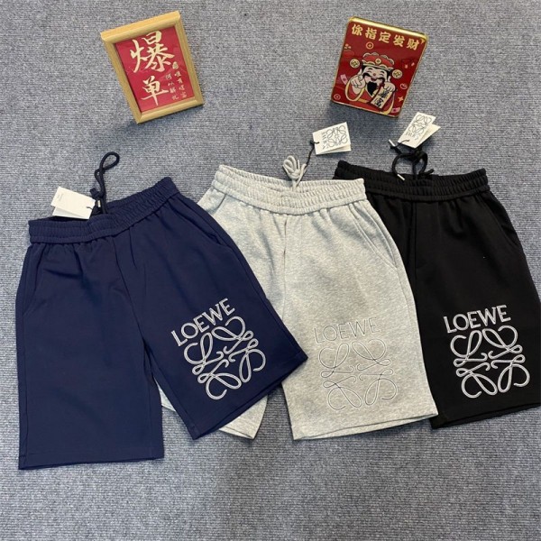 ロエベ ショートパンツ メンズ 夏用 ブランド Loewe 短パン 洗い加工 綿 ツイル カーゴパンツ M - 5XL かっこいい ハーフパンツ ゆったり イージーぱんつ おしゃれ たんぱん ショート丈 ボトムス 作業 わーくぱんつ カジュアル 半ずぼん 夏