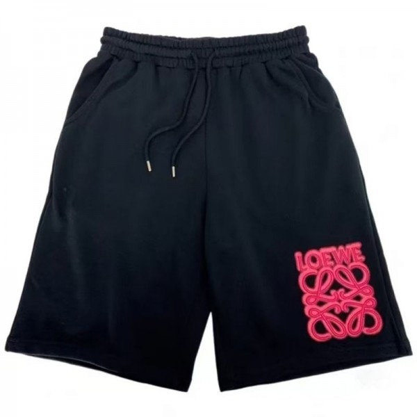 ブランド ロエベショートパンツ メンズ Loewe ハーフパンツ トレーニングパンツ M - 5XL 短パン スポーツ ジム 伸縮性 吸汗 速乾 5分丈 ひざ上丈 膝上 ロゴ 純色 普段着 夏 スウェットショーツ