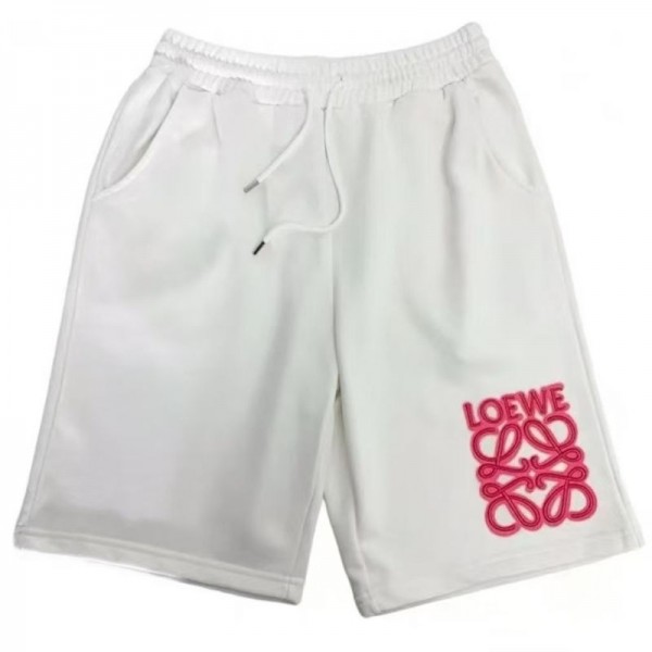 ブランド ロエベショートパンツ メンズ Loewe ハーフパンツ トレーニングパンツ M - 5XL 短パン スポーツ ジム 伸縮性 吸汗 速乾 5分丈 ひざ上丈 膝上 ロゴ 純色 普段着 夏 スウェットショーツ