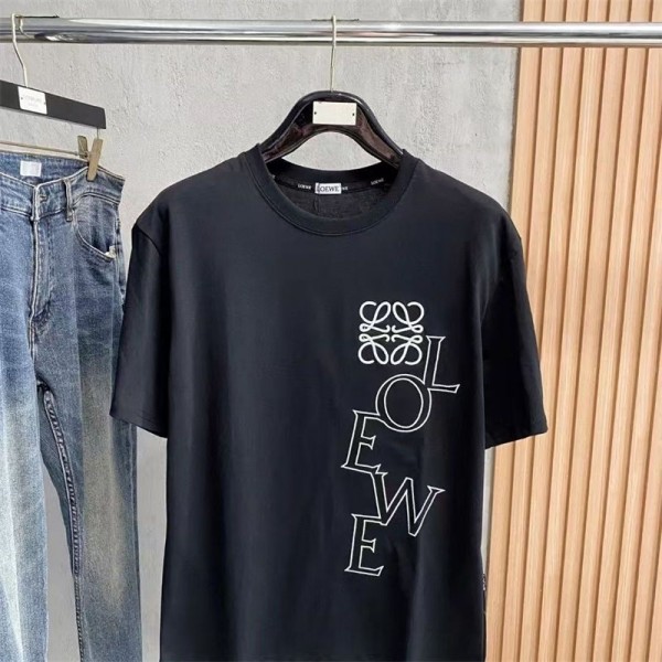 LOEWE ロエベブランドtシャツカットソー コピーtシャツハイブランド夏韓国 パチモン tシャツ20代 30代40代tシャツ 激安パロディM - 5XL