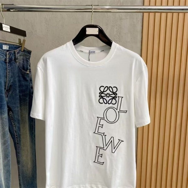 LOEWE ロエベブランドtシャツカットソー コピーtシャツハイブランド夏韓国 パチモン tシャツ20代 30代40代tシャツ 激安パロディM - 5XL