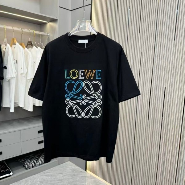 LOEWE ロエベtシャツ ハイブランド夏 ブランド半袖tシャツハイブランド上着tシャツ男女兼用韓国 パチモン トップス tシャツ XS-5XL