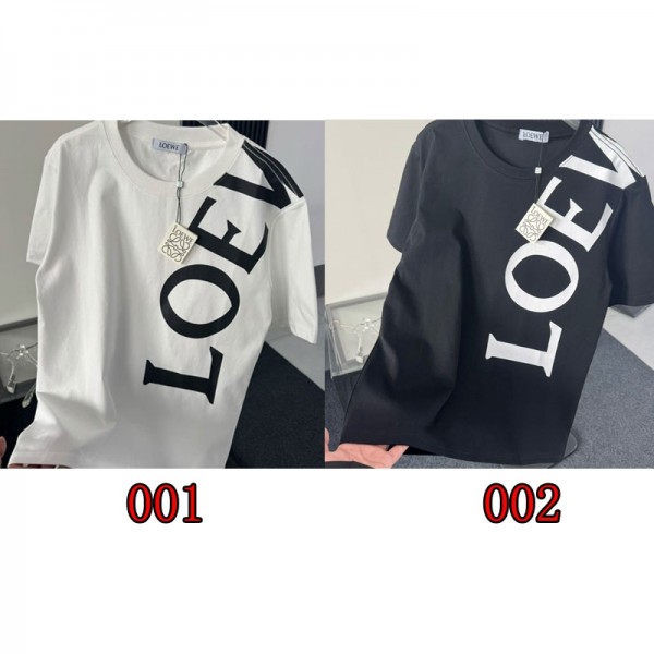 LOEWE ロエベtシャツハイブランド夏ハイブランド半袖tシャツ偽物レディース メンズ 上着 ブランド 服 コピー 激安屋 大人の上質Tシャツ S-2XL