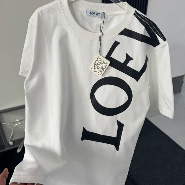 LOEWE ロエベtシャツハイブランド夏ハイブランド半袖tシャツ偽物レディース メンズ 上着 ブランド 服 コピー 激安屋 大人の上質Tシャツ S-2XL