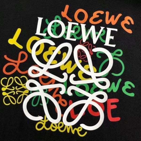 LOEWE ロエベブランド半袖tシャツブランドtシャツ上着カジュアルハイブランド半袖tシャツ男女兼用tシャツ ユニセック ブランドS-5XL