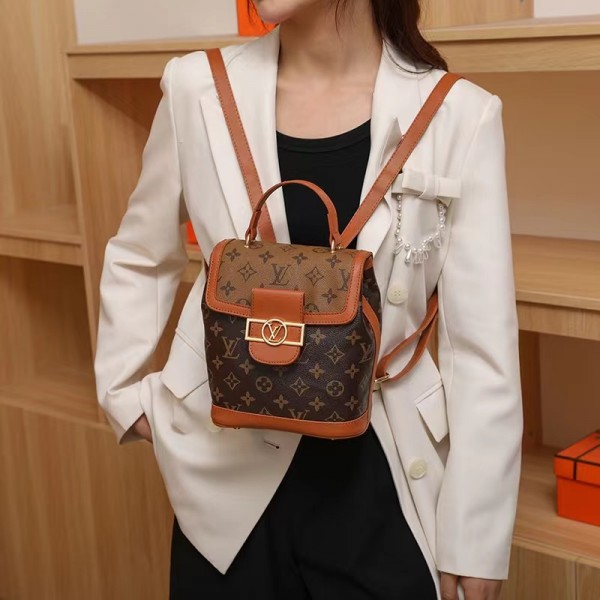 ブランド ルイヴィトン リュックバック lv バックバッグ レディース おしゃれ 大容量 リュックサック 可愛い ミニリュック シンプル ミニ バッグ 高品質PUレザー 通勤 ファッション 通学 