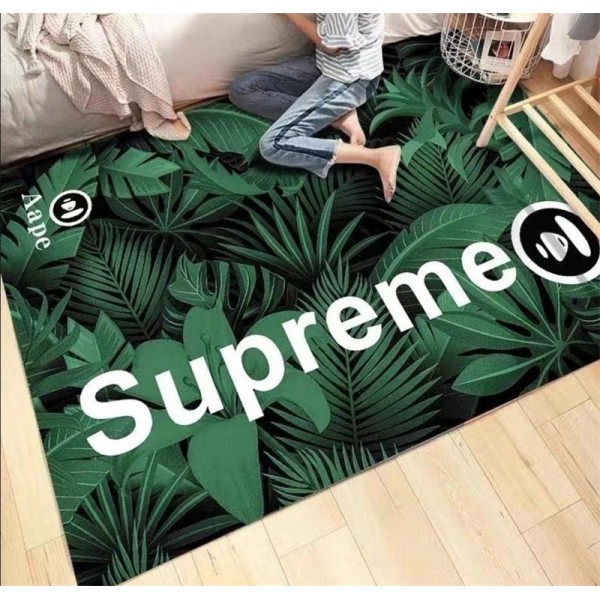 ルイヴィトン 応接間マット カーペット ブランド supreme 玄関マット シャネル 寝室マット クロムハーツ トイレマット ハイブランド ラグ 滑り止め 消音 抗菌 おしゃれ 贅沢 高品質