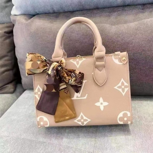 ルイヴィトン on the go PM バック ハンドバッグ ブランド LOUIS VUITTON ショルダーバッグ 定番 ミニトートバッグ 優しい色合い 大容量 人気 2WAYバッグ 大人気 スタイリッシュ 華やか　　