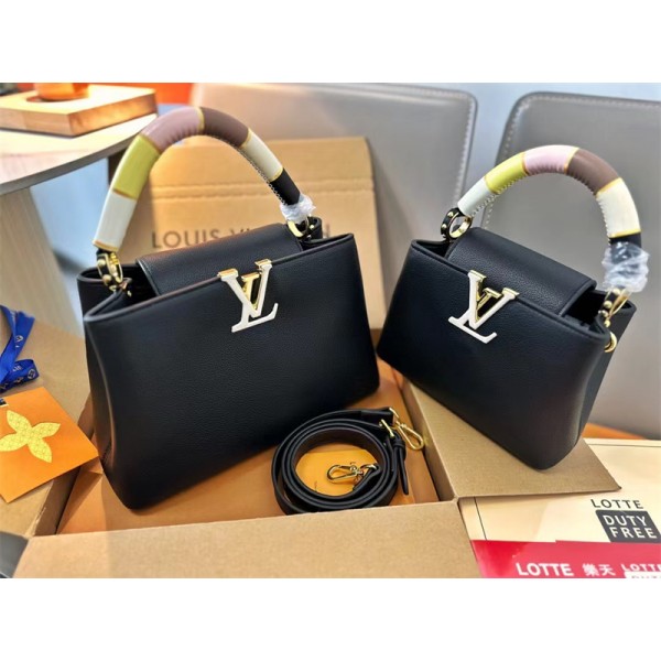 ルイヴィトン LV バック ショルダーバッグ 金具 シンプル