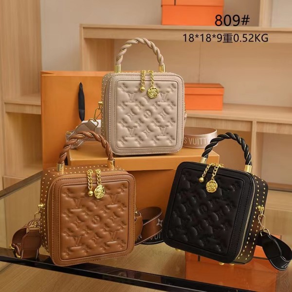 ルイヴィトン バック 手提げバッグ ショルダーバッグ ブランド lv ボックスバッグ レディース 大容量 ファッション 金具リベット ハンドバッグ 2wayバッグ 