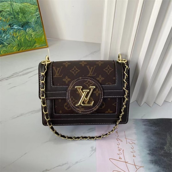 ブランド ルイヴィトン バック ショルダーバッグ 定番 人気 ファション LV 斜め掛けバッグ 肩掛けバッグ 華やかなモノグラム チェーンバッグ 大容量 ファッション 気質