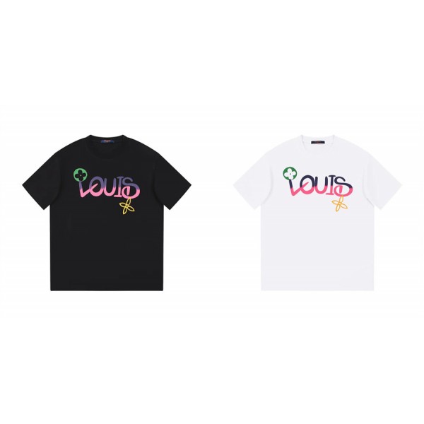 Lv ルイヴィトンブランド韓国 tシャツカットソー コピー ブランド半袖tシャツハイブランドtシャツ偽物レディースメンズ韓国tシャツ ユニセック ブランド S¬5XL