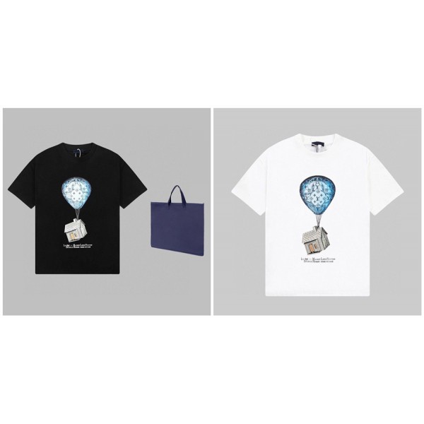 Lv ルイヴィトンブランド半袖tシャツ カットソー コピー 韓国tシャツ ハイブランド夏 tシャツ上着カジュアルブランド 服 コピー 激安屋 M¬4XL