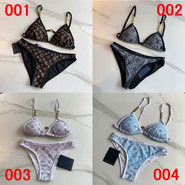 Lv ルイヴィトン水着 ブランド ビキニ 体型カバー水着  オトナ女子 スイムウェア 人気旅行 女性用水着 おしゃれ ショートパンツ大きいサイズ ビキニセット 水着