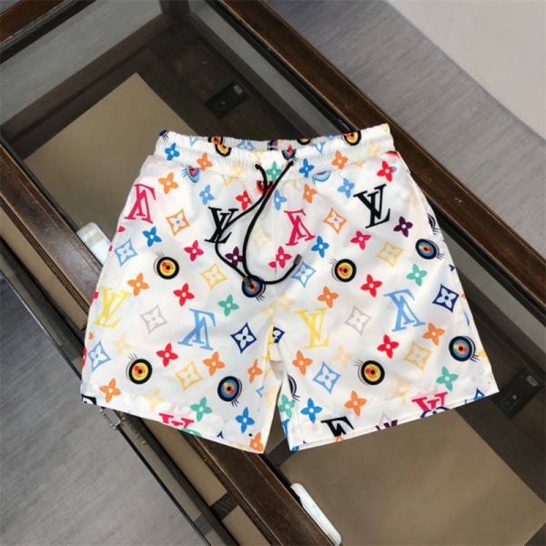 ルイヴィトン ブランドメンズ パンツ 水着 LV サーフパンツ オシャレ 通気 速乾 ショートパンツ 海パン 水陸両用 大きサイズ M~3XＬハンサム男の子
