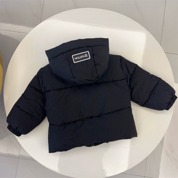 Lv ルイヴィトン ブランド レディース 中綿 ジャケット 子供 コート 綿 子供服 中綿コート ロング丈 キッズ アウター 冬アウター 90 - 150cm 防寒 男の子 女の子 男女兼用 あたたかい 軽い 軽量 アウター 防寒コート キッズ クリスマスプレゼント