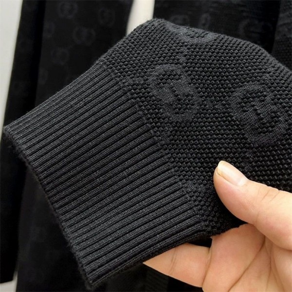 Gucci グッチハイブランドカーディガン メンズ 秋服 セーター ニット ジップアップ トップス S - 4XL カジュアル 羽織 厚手 カーディガン ジャケット メンズ ゆったり 暖かい シンプル 秋冬