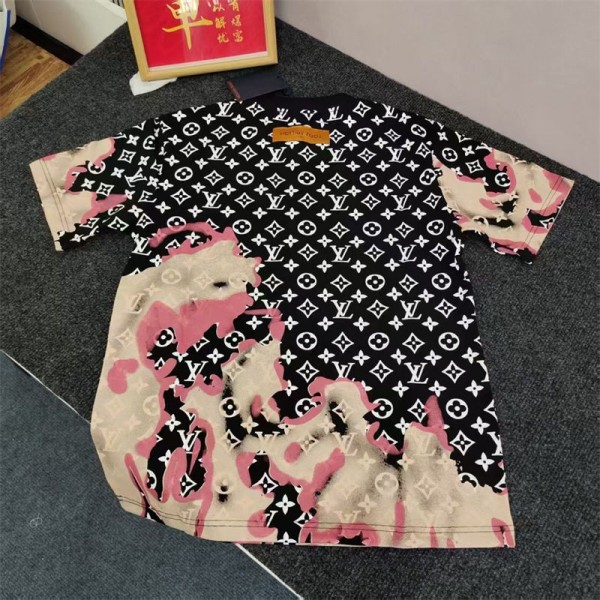 Lv ルイヴィトンブランド半袖tシャツブランドtシャツ高品質20代 30代40代tシャツ 激安パロディtシャツ ユニセック ブランドL - 4XL
