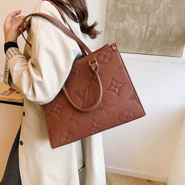 Lv ルイヴィトン肩掛けバッグ ブランド男女兼用 ブランド手提げカバン大容量レディース メンズ ハンドルバッグ ブランドカジュアル ブランドトートバッグ