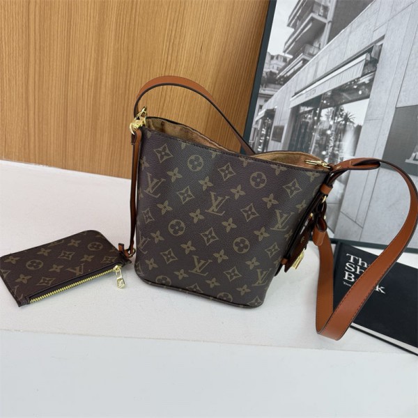 Lv ルイヴィトンブランドショルダーバッグ女性ブランドバケットバッグブランド肩掛けバッグ大容量ブランド2WAYバッグ鞄